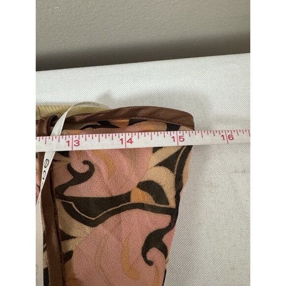 Vintage Y2K Rare Find Bebe Women Medium Silk Babydoll Cami Pink Mocha Boho Fairy - Picture 10 of 14